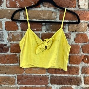 Aerie Yellow Crop top